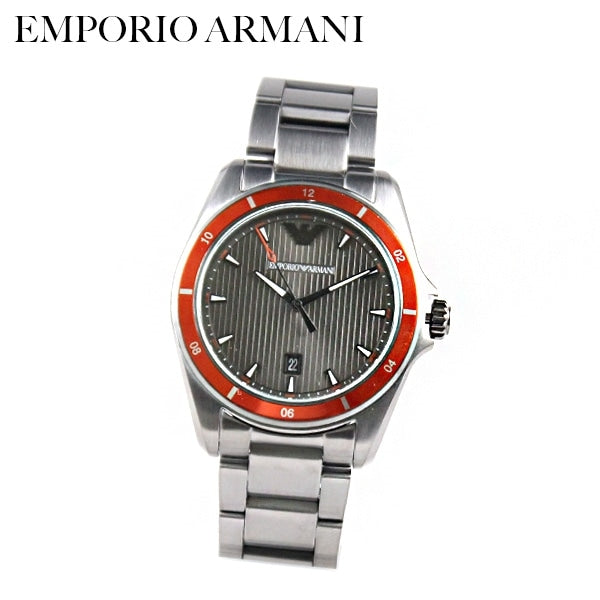Emporio Armani Sigma Quartz Grey Dial Grey Steel Strap Watch For Men - AR11178 - Image 5